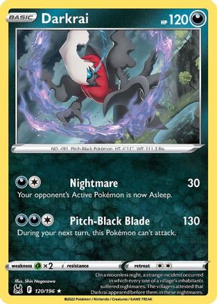 Darkrai 120/196 - SWSH11 Lost Origin Holofoil - Poke-Collect