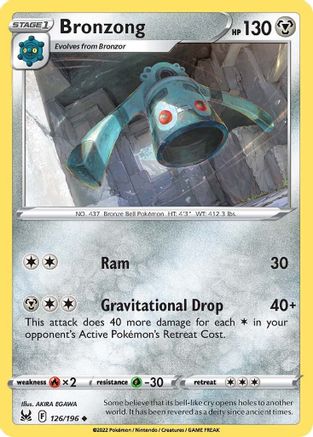 Bronzong 126/196 - SWSH11 Lost Origin - Poke-Collect