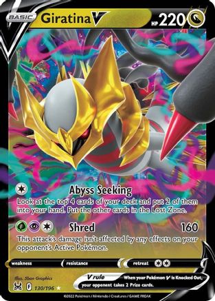 Giratina V 130/196 - SWSH11 Lost Origin Holofoil - Poke-Collect