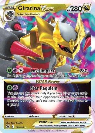 Giratina VSTAR 131/196 - SWSH11 Lost Origin Holofoil - Poke-Collect