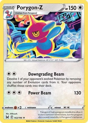 Porygon-Z 142/196 - SWSH11 Lost Origin Reverse Holofoil