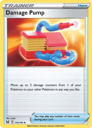 Damage Pump 156/196 - Lost Origin Reverse Holofoil