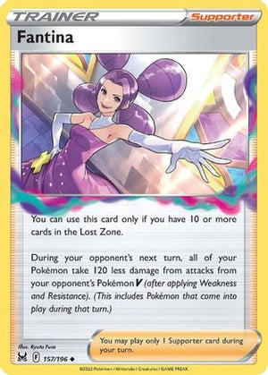 Fantina 157/196 - Lost Origin Reverse Holofoil - Poke-Collect