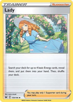 Lady 159/196 - Lost Origin Reverse Holofoil - Poke-Collect