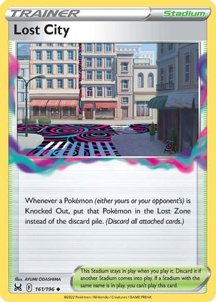 Lost City 161/196 - Lost Origin Reverse Holofoil - Poke-Collect