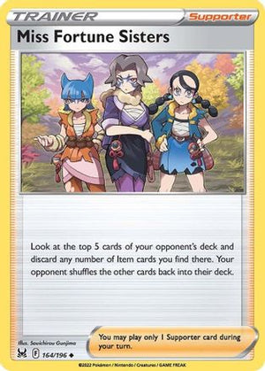 Miss Fortune Sisters 164/196 - Lost Origin - Poke-Collect