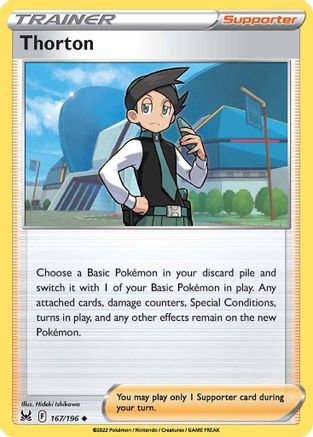 Thorton 167/196 - Lost Origin Reverse Holofoil - Poke-Collect