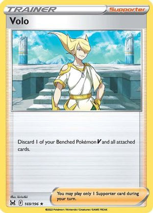 Volo 169/196 - Lost Origin Reverse Holofoil - Poke-Collect