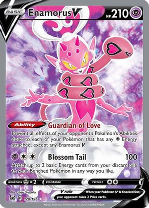Enamorus V (Full Art) 178/196 - SWSH11 Lost Origin Holofoil - Poke-Collect