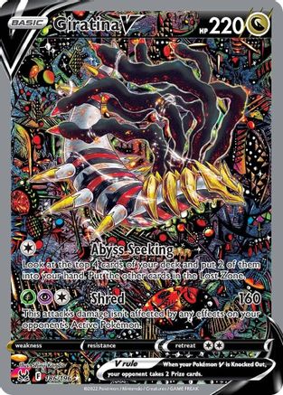Giratina V 186/196 - Lost Origin Holofoil - Poke-Collect