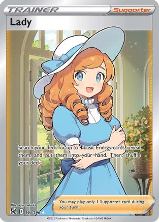 Lady (Full Art) 193/196 - SWSH11 Lost Origin Holofoil - Poke-Collect
