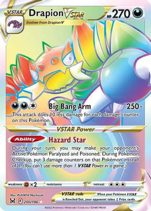 Drapion VSTAR 200/196 - Lost Origin Holofoil - Poke-Collect