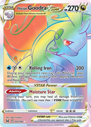 Hisuian Goodra VSTAR 202/196 - Lost Origin Holofoil - Poke-Collect