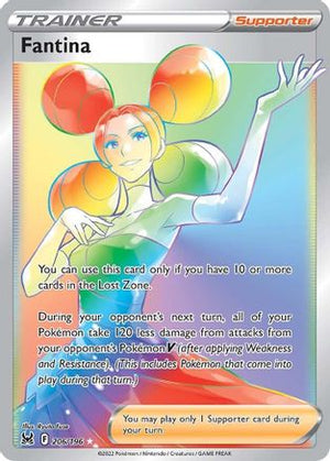 Fantina 206/196 - Lost Origin Holofoil - Poke-Collect