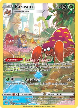 Parasect TG01/30 - Lost Origin Trainer Gallery Holofoil - Poke-Collect