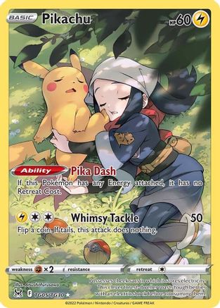 Pikachu TG05/30 - Lost Origin Trainer Gallery Holofoil - Poke-Collect
