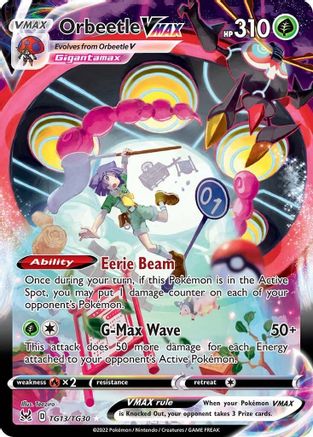 Orbeetle VMAX TG13/30 - SWSH11 Lost Origin Trainer Gallery Holofoil - Poke-Collect