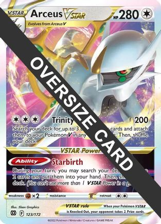 Arceus VSTAR 123 - Jumbo Cards Holofoil - Poke-Collect