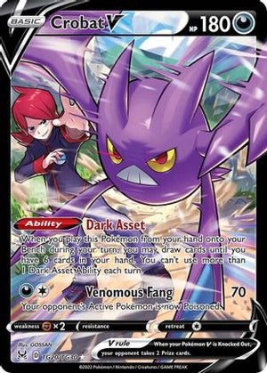 Crobat V TG20/30 - Lost Origin Trainer Gallery Holofoil - Poke-Collect