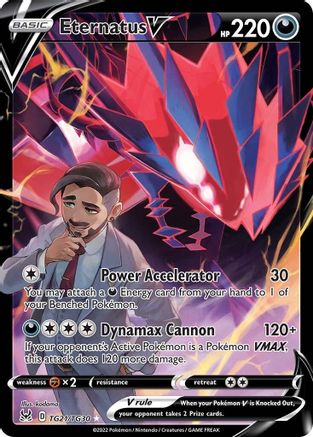 Eternatus V TG21/30 - Lost Origin Trainer Gallery Holofoil - Poke-Collect