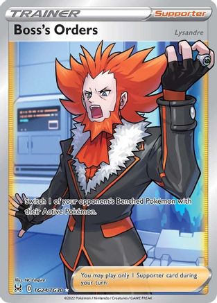 Boss's Orders TG24/30 - SWSH11 Lost Origin Trainer Gallery Holofoil - Poke-Collect