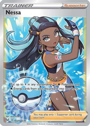 Nessa TG27/30 - Lost Origin Trainer Gallery Holofoil - Poke-Collect