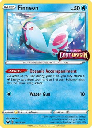 Finneon - SWSH240 (Prerelease) SWSH240/307 - SWSH Sword & Shield Promo Cards Holofoil - Poke-Collect