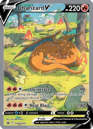 Charizard V SWSH260/307 - SWSH Black Star Promos Holofoil - Poke-Collect