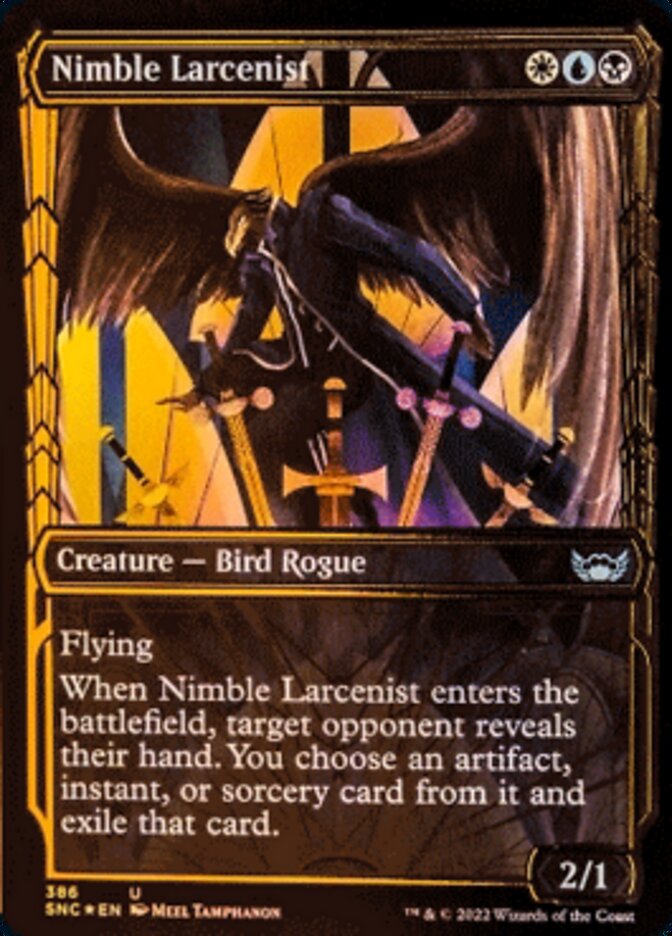 Nimble Larcenist (Showcase Golden Age Gilded Foil) [Streets of New Capenna] - Poke-Collect