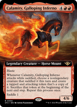 Calamity, Galloping Inferno (OTJ-330) - Outlaws of Thunder Junction: (Extended Art) Foil - Poke-Collect