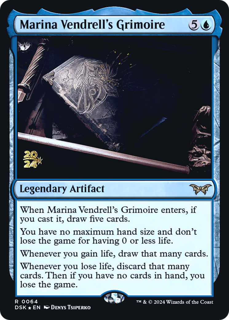 Marina Vendrell's Grimoire (PRE-064) - Duskmourn: House of Horror Promos Foil - Poke-Collect