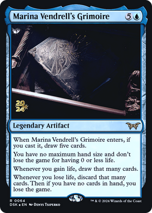 Marina Vendrell's Grimoire (PRE-064) - Duskmourn: House of Horror Promos Foil - Poke-Collect