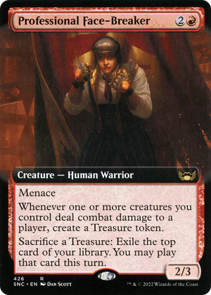 Professional Face-Breaker (Extended Art) (SNC-426) - Streets of New Capenna: (Extended Art) Foil