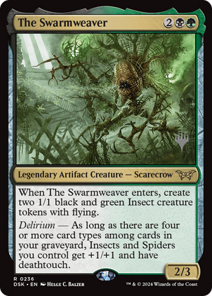 The Swarmweaver (PPDSK-236) - Duskmourn: House of Horror Promos Foil - Poke-Collect