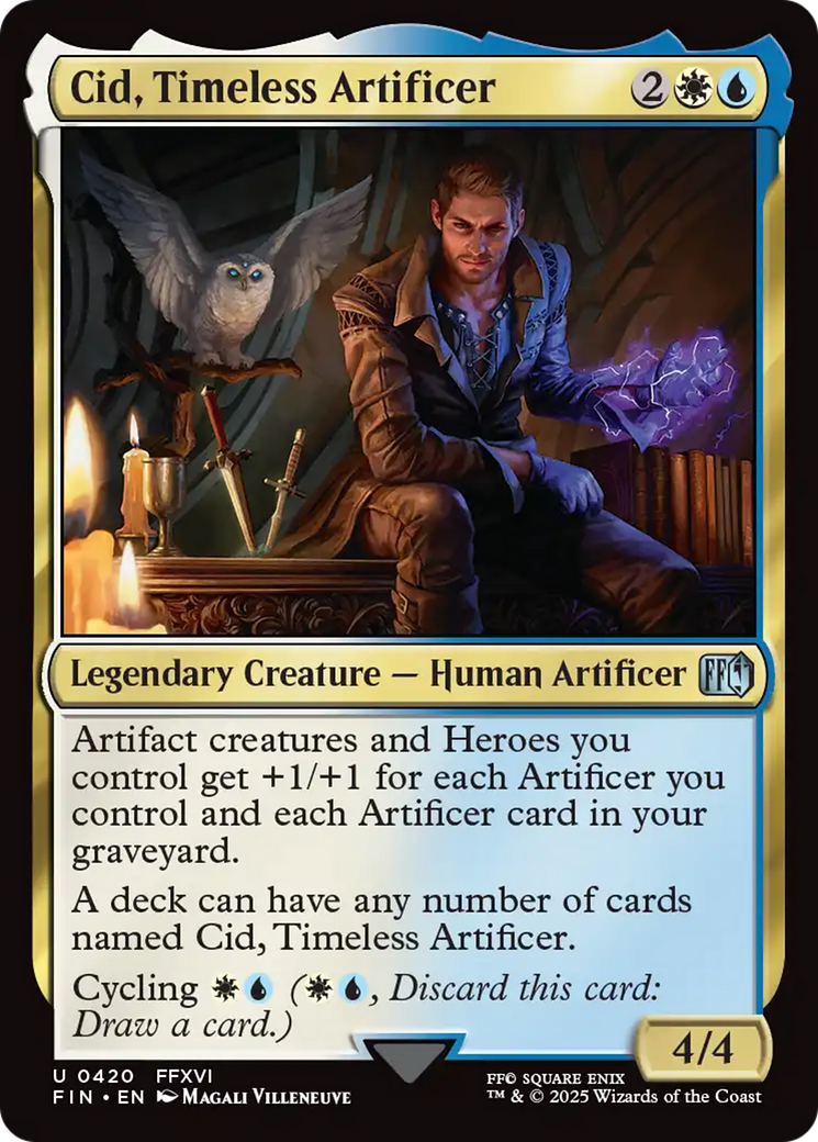 Cid, Timeless Artificer (FIN-420) - FINAL FANTASY Foil
