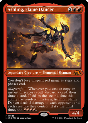 Ashling, Flame Dancer (Foil Etched) (MH3-481) - Modern Horizons 3 Foil