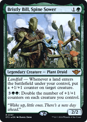 Bristly Bill, Spine Sower (PRE-157) - Outlaws of Thunder Junction Promos Foil - Poke-Collect