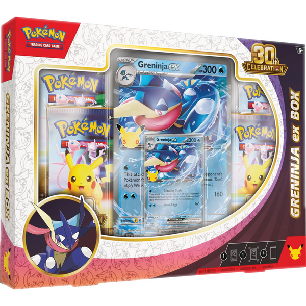 Pokémon 30th Celebration Greninja ex Box