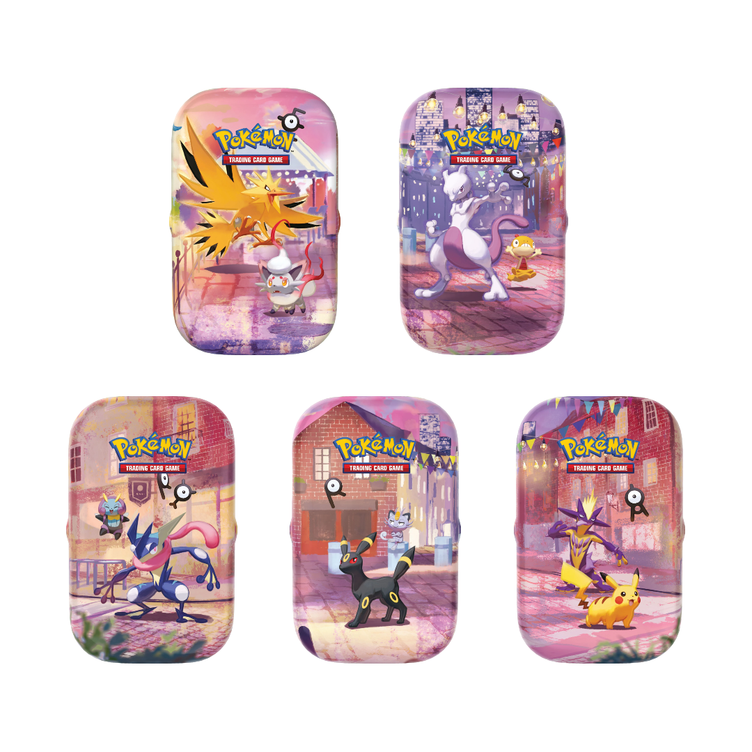 Pokémon 30th Celebration Mini Tin Night Collection (Set of 5)