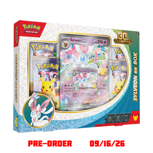 Pokémon 30th Celebration Sylveon ex Box
