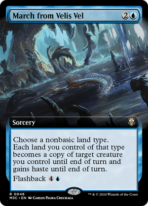 March from Velis Vel (Extended Art) (M3C-048) - Modern Horizons 3 Commander: (Extended Art)