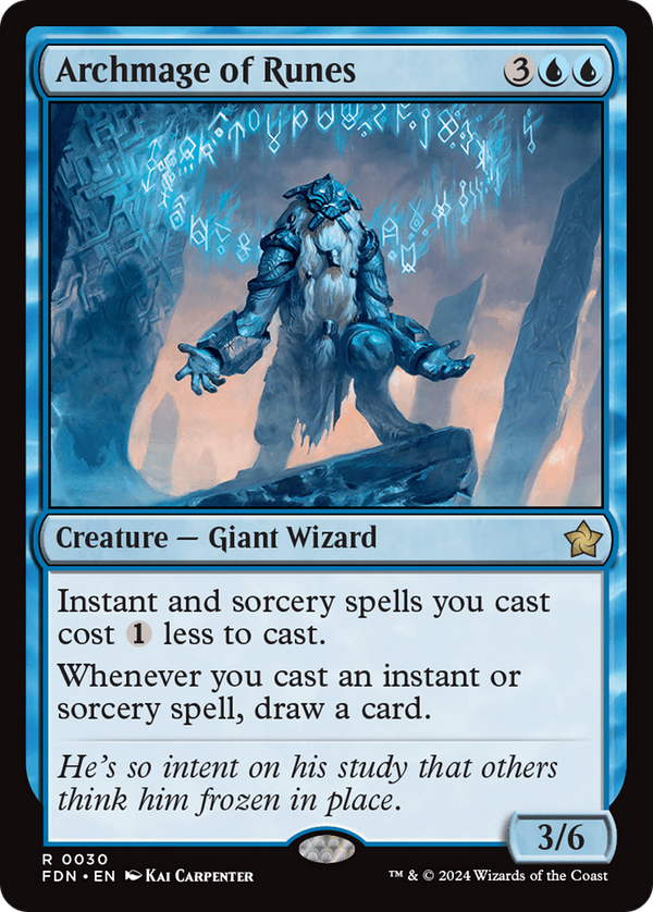 Archmage of Runes (FDN-030) - Foundations - Poke-Collect
