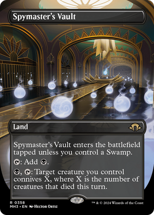 Spymaster's Vault (Borderless) (MH3-358) - Modern Horizons 3 (Borderless) Foil