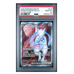 Team Rocket's Mewtwo ex Destined Rivals #213 PSA 10