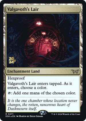 Valgavoth's Lair (PRE-271) - Duskmourn: House of Horror Promos Foil - Poke-Collect