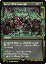 Valgavoth's Onslaught (DSK-324) - Duskmourn: House of Horror: (Showcase) - Poke-Collect