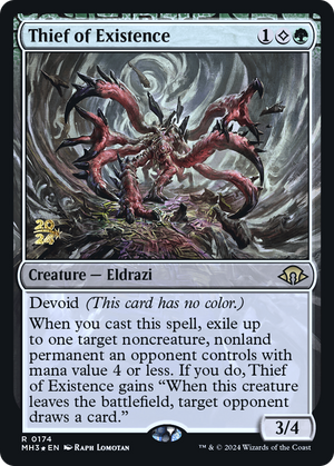 Thief of Existence (PRE-174) - Modern Horizons 3 Promos: (devoid) Foil
