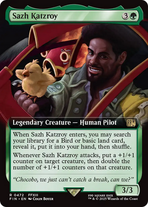 Sazh Katzroy (FIN-472) - FINAL FANTASY: (Extended Art) - Poke-Collect