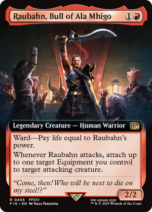 Raubahn, Bull of Ala Mhigo (FIN-465) - FINAL FANTASY: (Extended Art) Foil