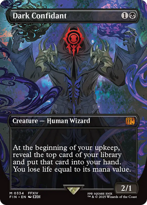 Dark Confidant (FIN-334) - FINAL FANTASY (Borderless) Foil - Poke-Collect